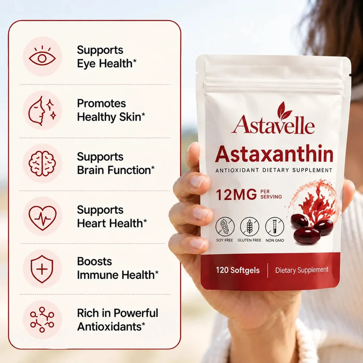 Astaxanthin Antioxidant Dietary Supplement