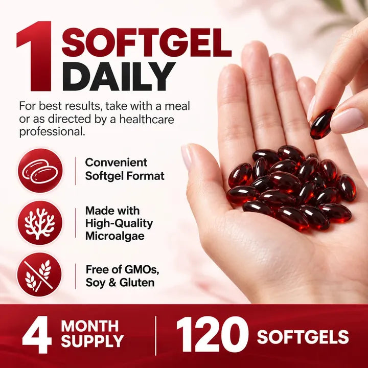 Astaxanthin Antioxidant Dietary Supplement