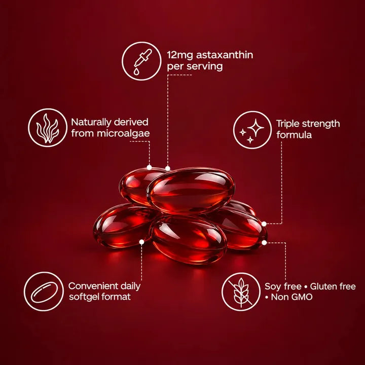 Astaxanthin Antioxidant Dietary Supplement